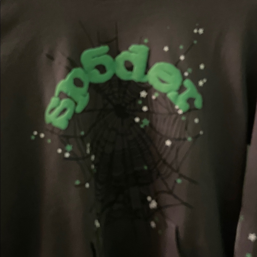 Slate Grey sp5der hoodie